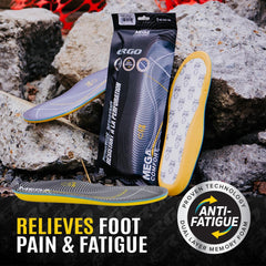 MEGAComfort composite toe shoe insole for all-day safety footwear