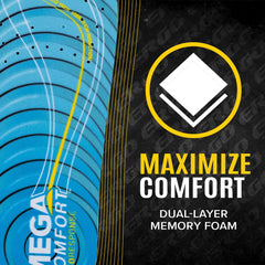MEGAComfort insole for work boots delivers anti-fatigue cushioning.
