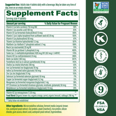 MegaFood Baby & Me 2 methyl folate image showing active folate form
