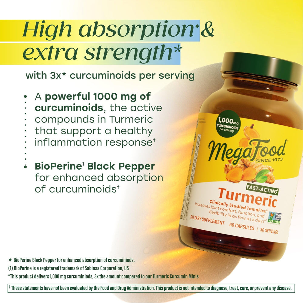 MegaFood BioPerine black pepper extract boosts absorption
