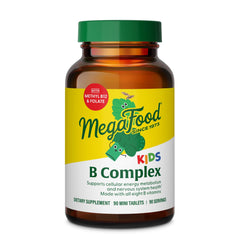 MegaFood Kids B Complex bottle front view for daily energy support