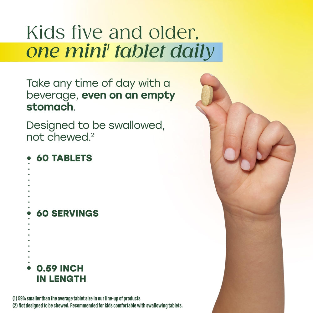 Vitamin D3 supports bone and teeth health for growing kids with MegaFood.