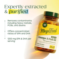 MegaFood Lemon-infused bottle highlights reduced fishy aftertaste