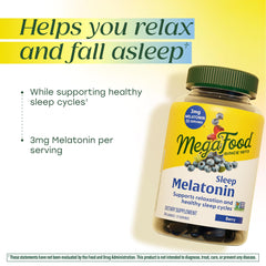 MegaFood Melatonin Gummies berry color close-up with real fruit appeal.