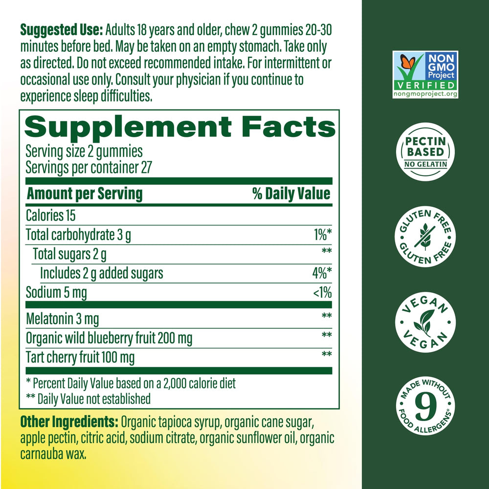 MegaFood Melatonin Gummies three-pack display for budget-friendly sleep support.