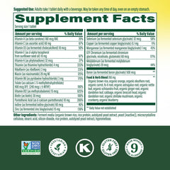 Close-up of MegaFood One Daily Men's Multivitamin tablets for everyday use