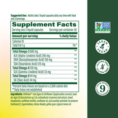 MegaFood Vegan Omega capsules feature a lemon coating for smoother, burp-free digestion.