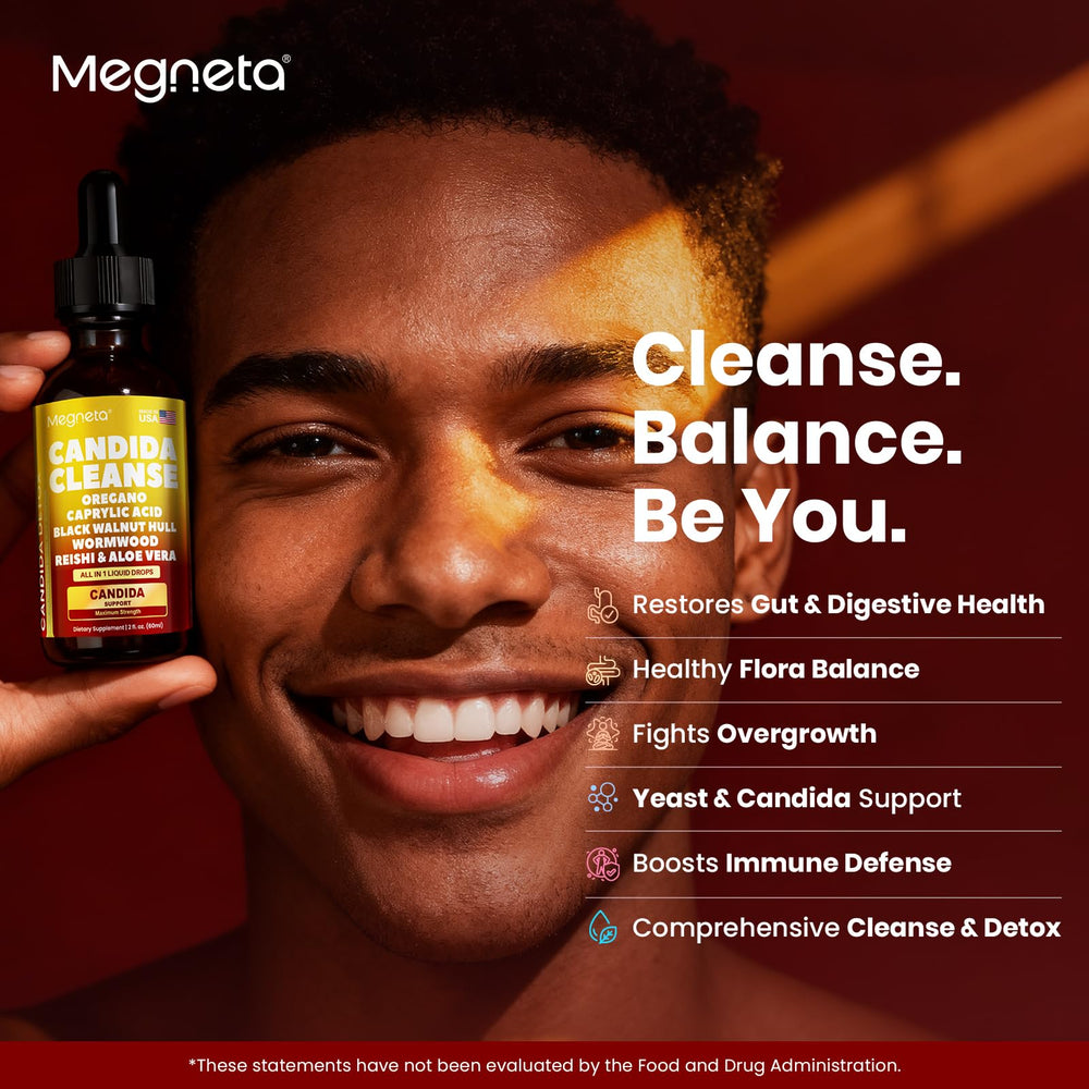 MEGNETA Candida Cleanse wormwood herb component for holistic detox