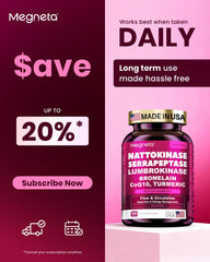 MEGNETA high-potency enzyme blend in capsules