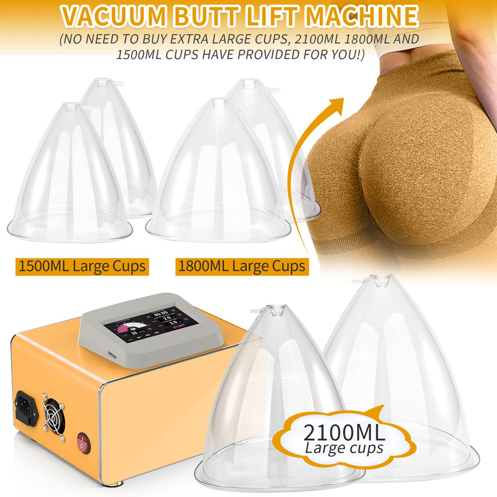 Meifuly 1800ml cup enables broader coverage for spa-grade body cupping experiences.