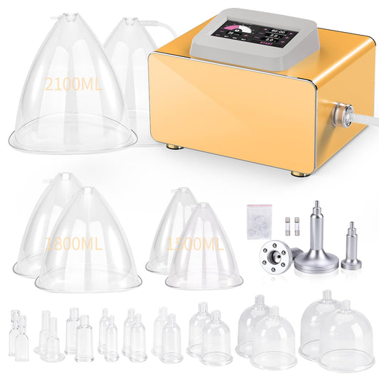 Meifuly vacuum therapy machine 24-cup setup for versatile cupping at home or in a spa.