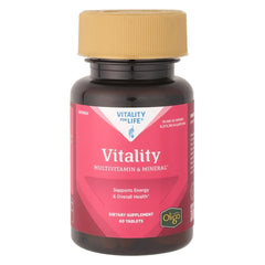 Melaleuca multivitamin for women bottle closeup supporting daily energy and wellness.