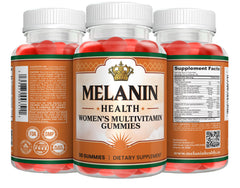 Melanin Health label highlights non-GMO and gluten-free ingredients