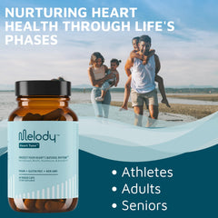 Melody Heart Tune hawthorn-125mg closeup notes heart-support blend.