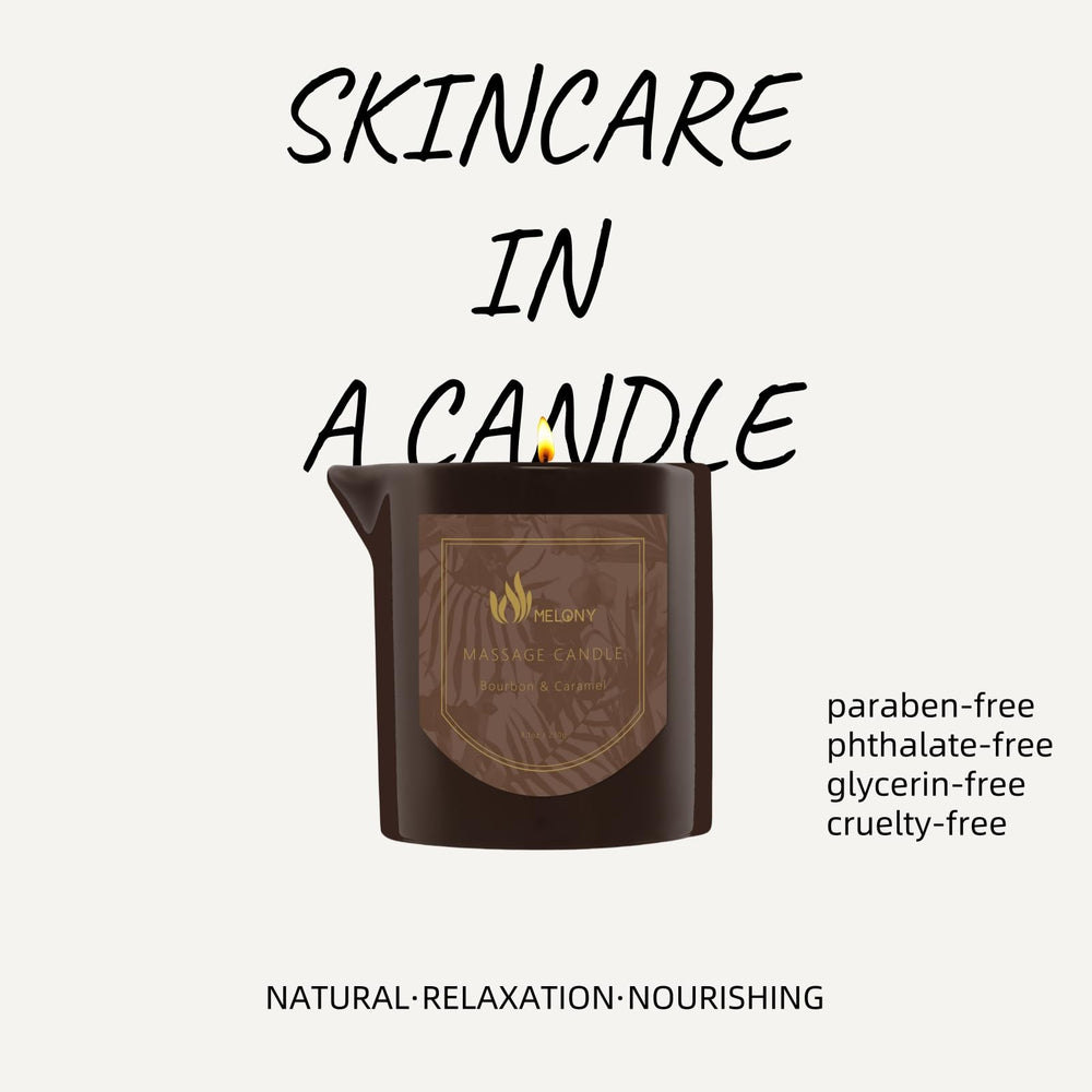 Melony massage oil candle spa at home ritual enhances relaxation