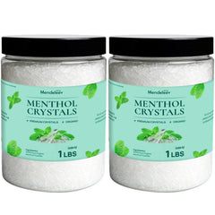 Mendeleev Style menthol crystals 2lb pack, ideal for bulk formulations and DIY cooling blends.