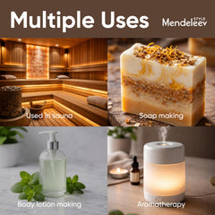 Mendeleev Style menthol crystals stored in bulk to support professionals and hobbyists.