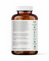 Natural zeolite Clinoptilolite included in Mensana for toxin binding support.