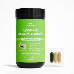 MenstrEaze hormone balance packet front view supports daily mood stability