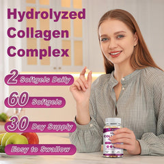 MENXI softgel capsules on a white surface illustrate easy swallowing and daily wellness routine.