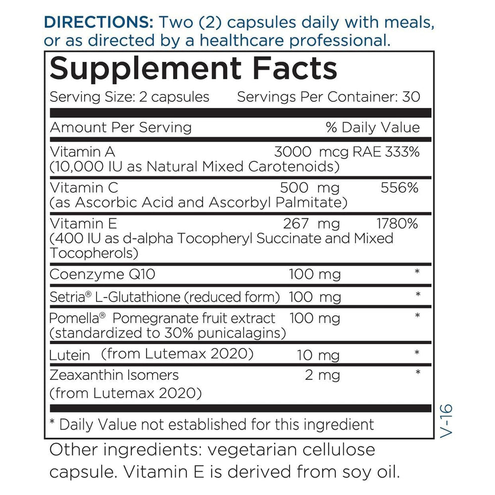 Metabolic Maintenance Deluxe Scavengers eye health focus with lutein and zeaxanthin imagery