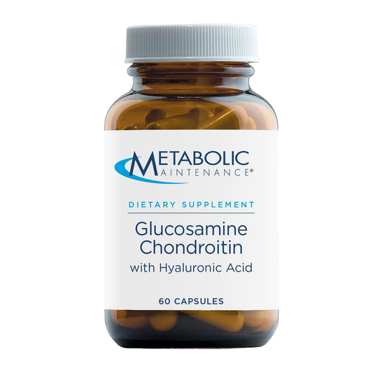 Metabolic Maintenance glucosamine chondroitin bottle with hyaluronic acid for joint support