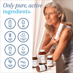 Metabolic Maintenance GluDaZyme capsules close-up highlighting vegetarian digestion support