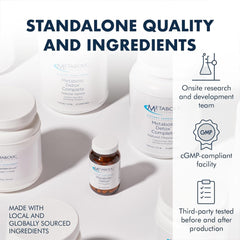 Metabolic Maintenance GluDaZyme ingredients panel featuring DPP-IV enzyme blend