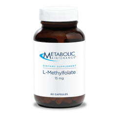 Metabolic Maintenance L-Methylfolate bottle with 60 capsules for daily methylation support