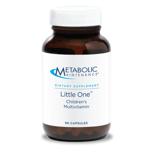 Metabolic Maintenance Little One bottle cap image highlighting a kid-friendly daily multivitamin.