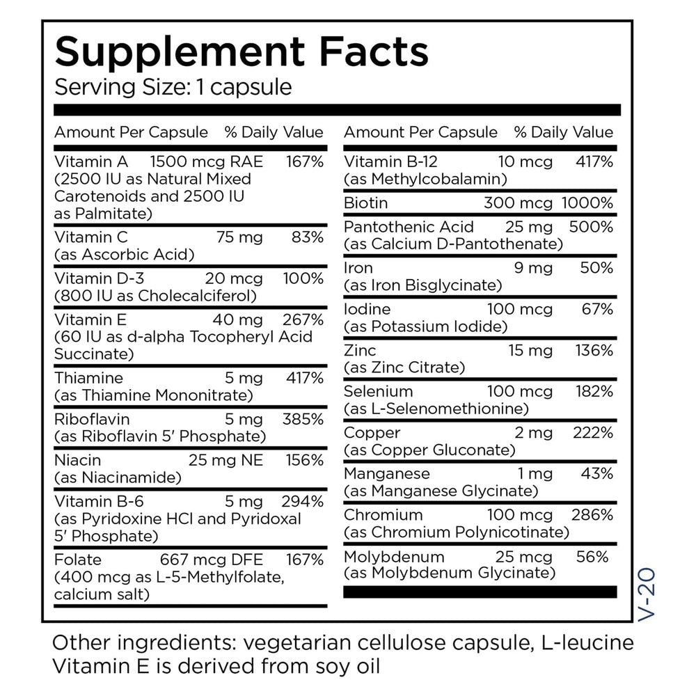 Metabolic Maintenance Little One daily dose prepared for children aged 6-12.