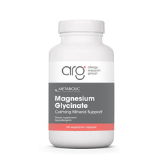 Metabolic Maintenance Magnesium Glycinate bottle shows daily calm support.