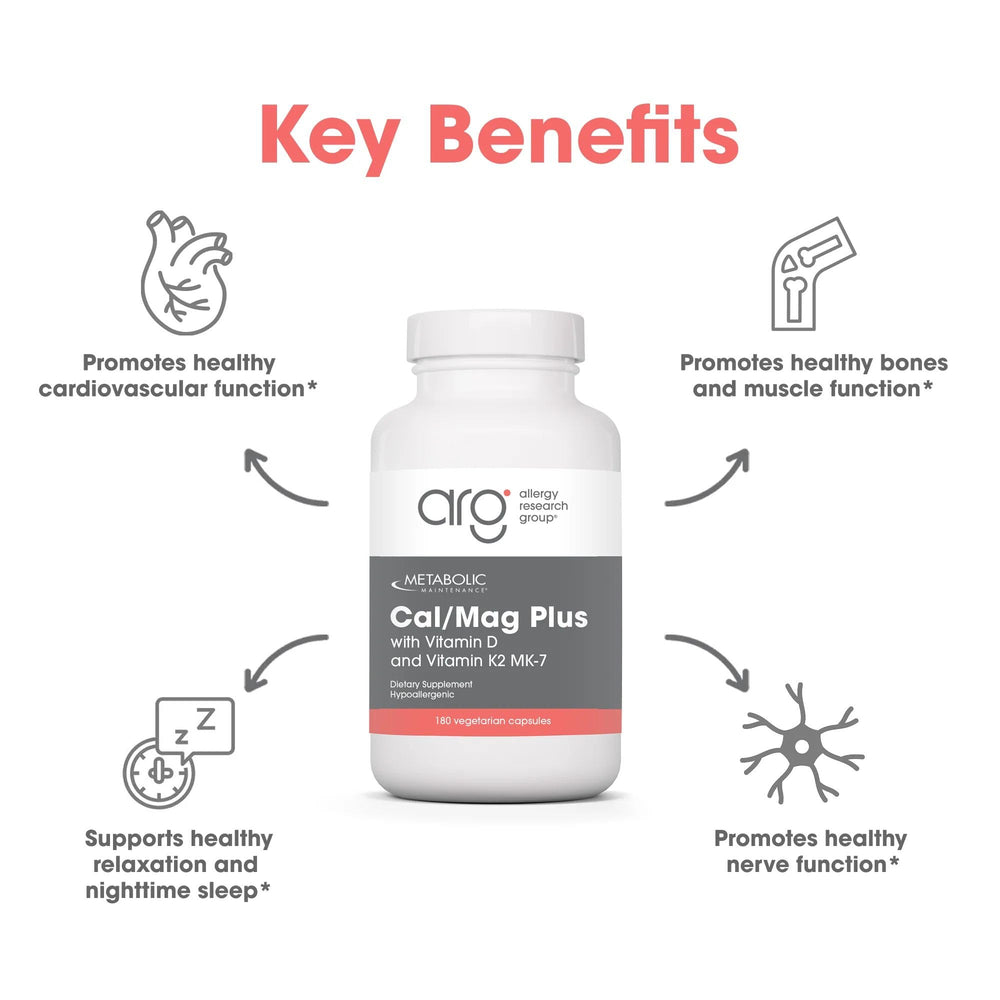 Metabolic Maintenance bottle showing calcium magnesium balance for daily support.