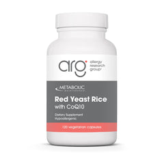 Metabolic Maintenance Red Yeast Rice CoQ10 bottle for cardiovascular support and clean formula.
