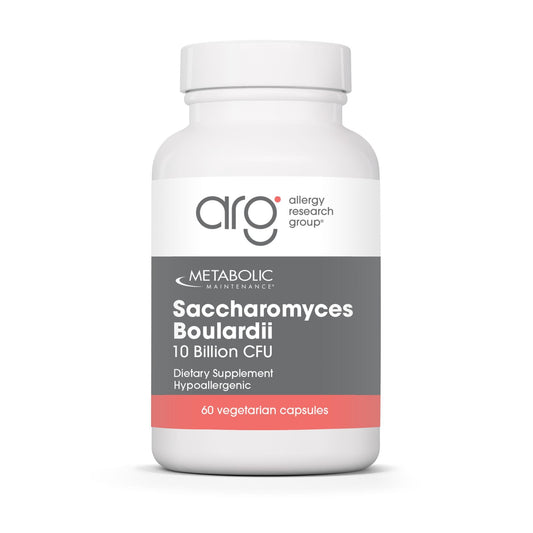 Metabolic Maintenance Saccharomyces boulardii capsule close-up for gut balance