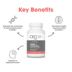 Metabolic Maintenance Same + Cofactors bottle with glass for a daily wellness routine