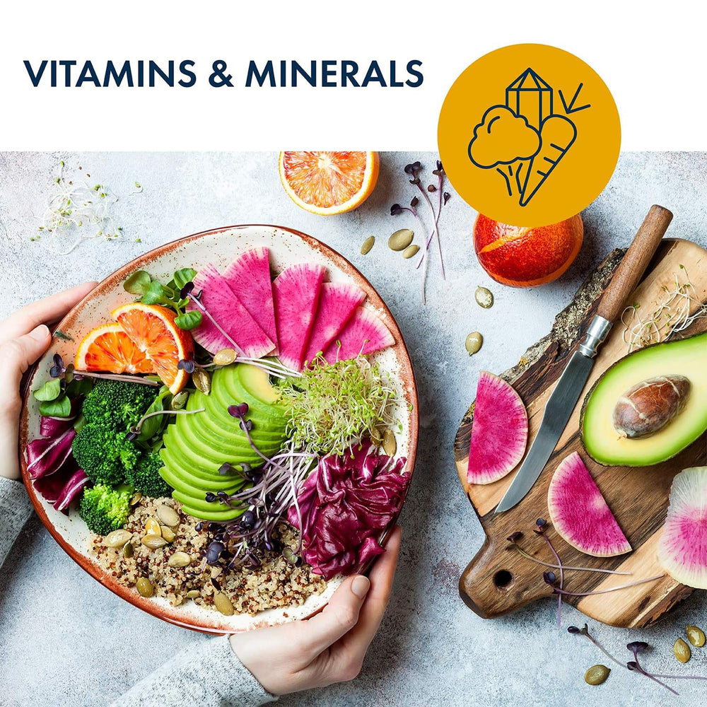 Metabolic Maintenance packaging emphasizing purity and decades of quality.