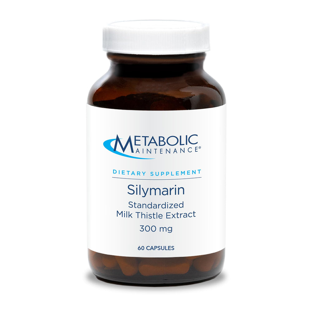 Metabolic Maintenance Silymarin 300 mg bottle front for liver support