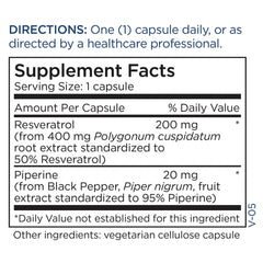 Metabolic Maintenance trans-resveratrol capsules closeup emphasizing clean formula.