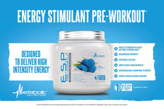 Watermelon flavor ESP tub suggests refreshing taste during training.