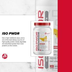 Metabolic Nutrition ISO PWDR Birthday Cake shaker, convenient mixing on the go.