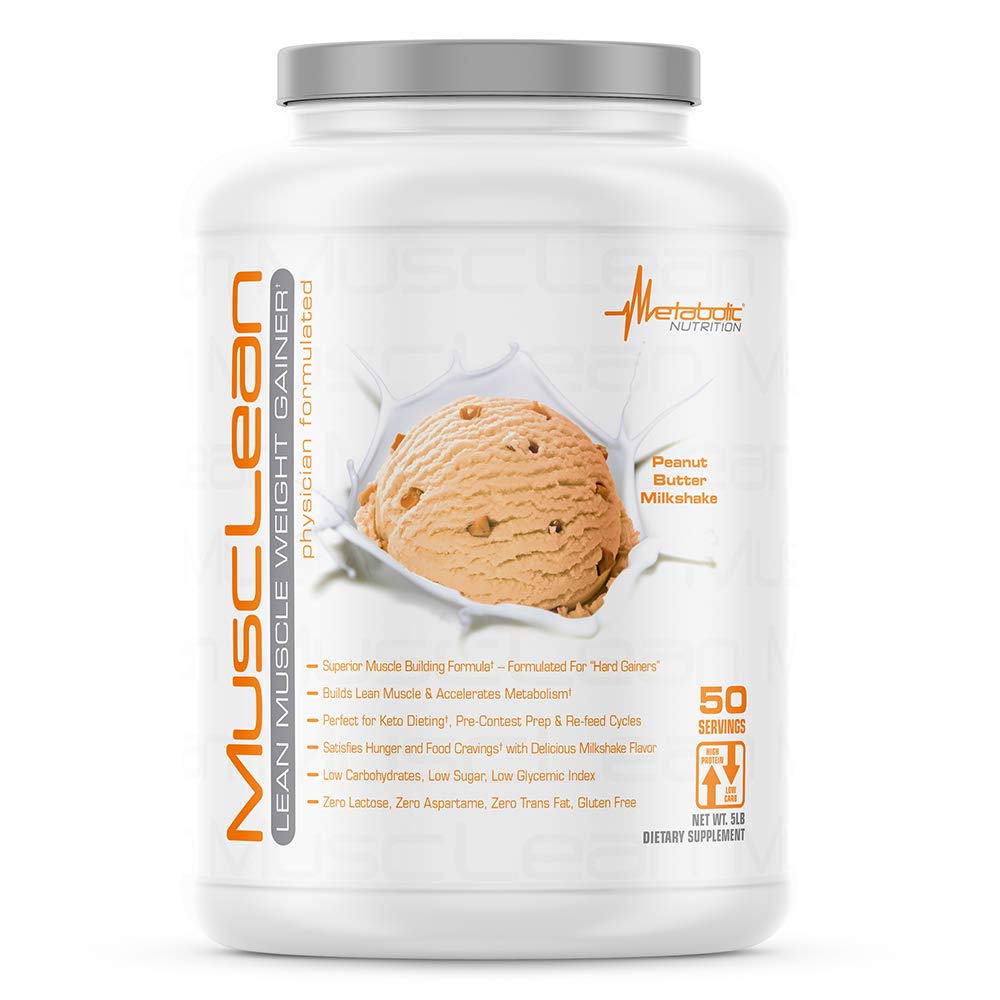 Metabolic Nutrition MuscLean packaging showcases keto-friendly protein for on-the-go nutrition.