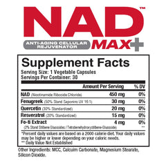 Metabolic Nutrition NAD MAX Plus+ bottle pour demonstrates easy dosing for on-the-go energy