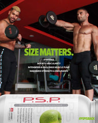 Metabolic Nutrition PSP fitness setup with bottle ready for training