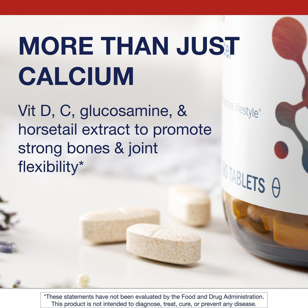 Metagenics Bone Builder Active MCHC concentrate highlighting bone matrix support