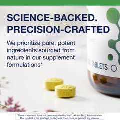 Product label featuring Oregon grape and coptis root highlights herbal synergy
