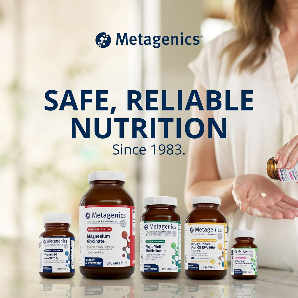 Metagenics Clear Change Daily Essentials unboxing packaging invites a simple, everyday wellness routine.