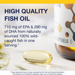 Label close-up showing high-potency EPA-DHA blend for targeted daily support.
