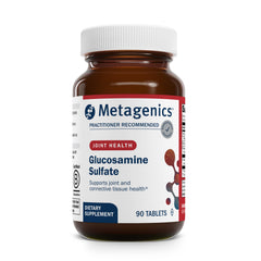 Metagenics Glucosamine Sulfate bottle front view for joint health support.