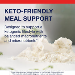 Metagenics Ketogenic Shake vanilla shake in glass for a smooth sip
